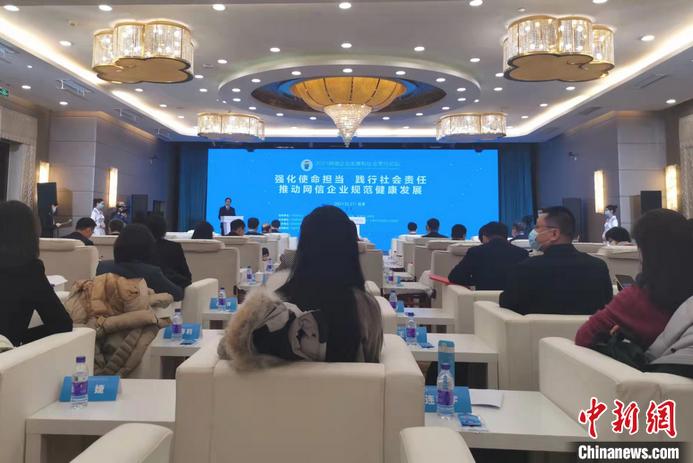 2021网信企业发展和社会责任论坛。 <a target='_blank' href='/' >中新网</a>记者 谢艺观 摄